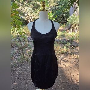 Zara Sleek Black Dress